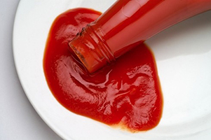 Ketchup stains
