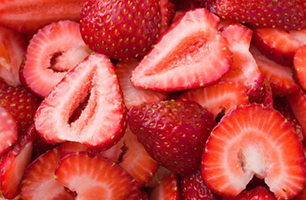 Strawberry stains
